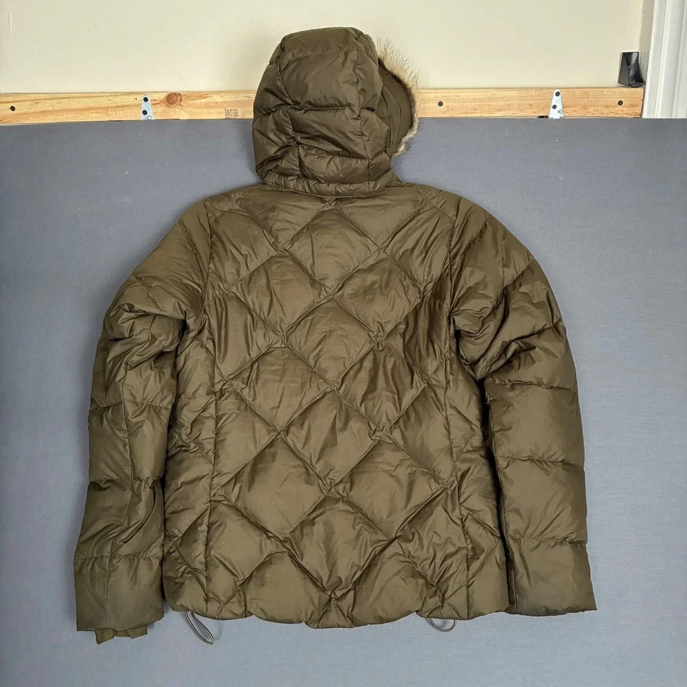 Columbia Women's Olive Green Fur Hood Puffer Jacket Size XS - Picture 2 of 8